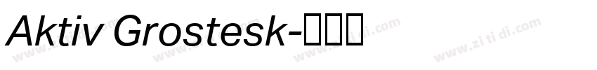 Aktiv Grostesk字体转换 Aktiv Grostesk字体转换